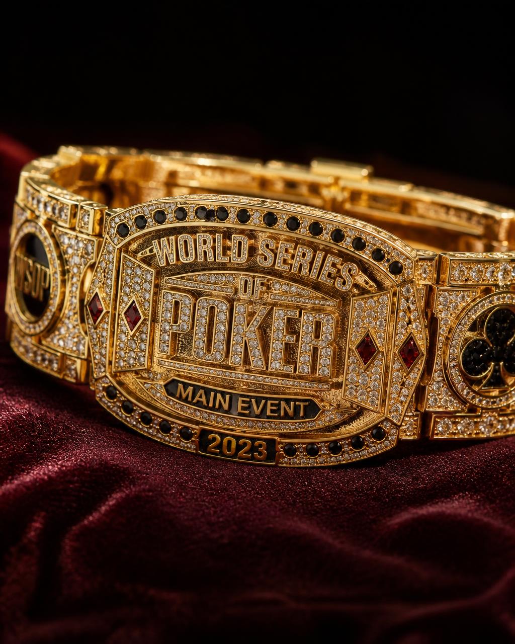 WSOP Main Event champion's gold bracelet